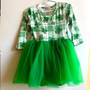 Green St. Patrick’s Day tutu dress